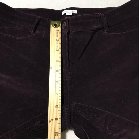 J Jill womens 8P fine wale plum purple corduroys pants stretchy casual - Picture 6 of 9
